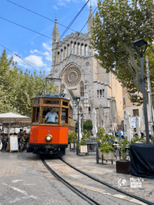 Straßenbahn von 1912 durch Soller