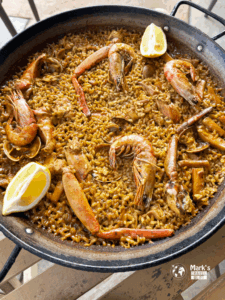 Paella mit Meeresfrüchten - sehr lecker!