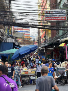 Typische Straße in Chinatown