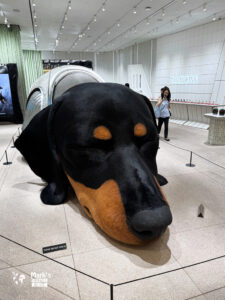 Dackel im Einkaufszentrum IconSiam