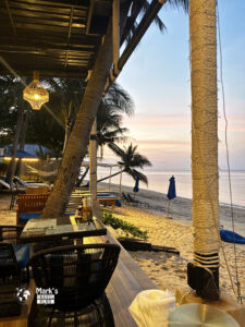 Beachfeeling von unserem Hotel aus