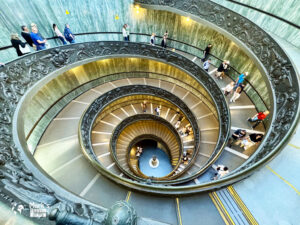 Spiraltreppe in den Vatikanischen Museen